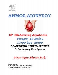 Αφίσα 18η Εθελοντική Αιμοδοσία__ _001